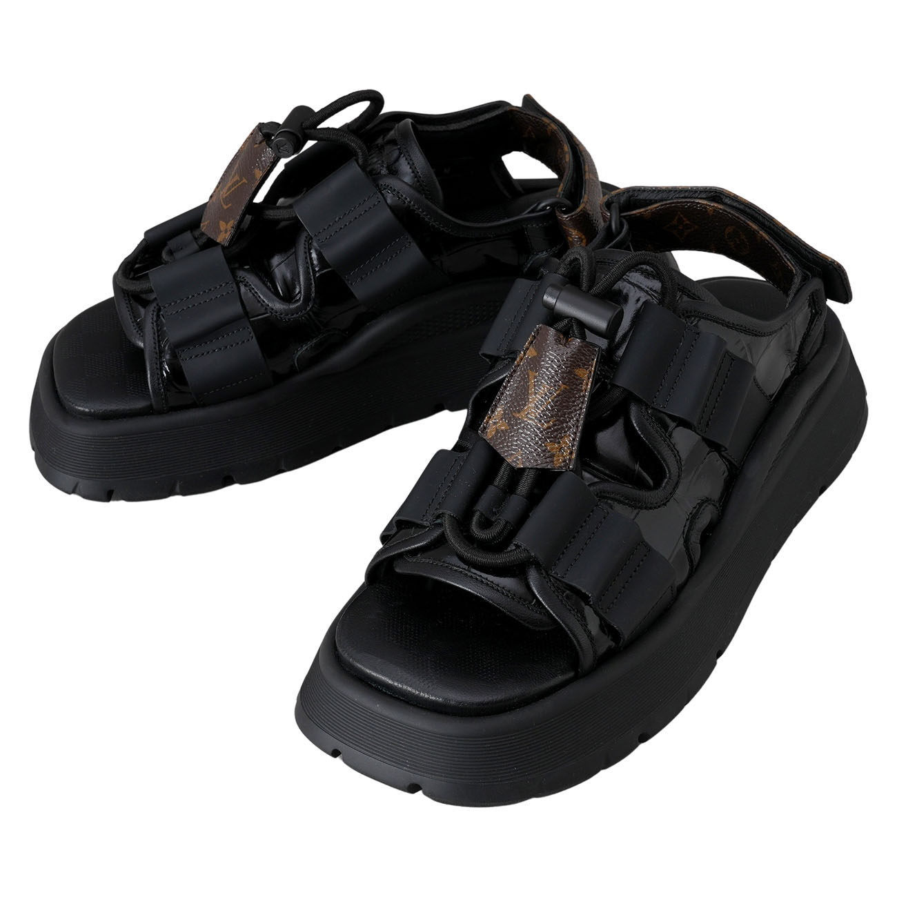 LOUIS VUITTON(USED)루이비통 1AGMA4 카멜레온 플랫폼 컴포트 샌들